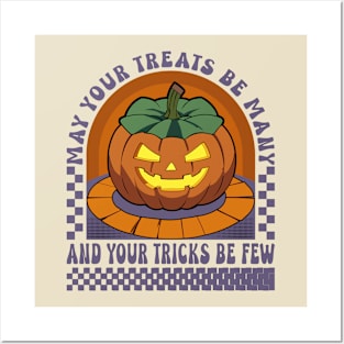 May Your Treats Be Many Positive Halloween Posters and Art